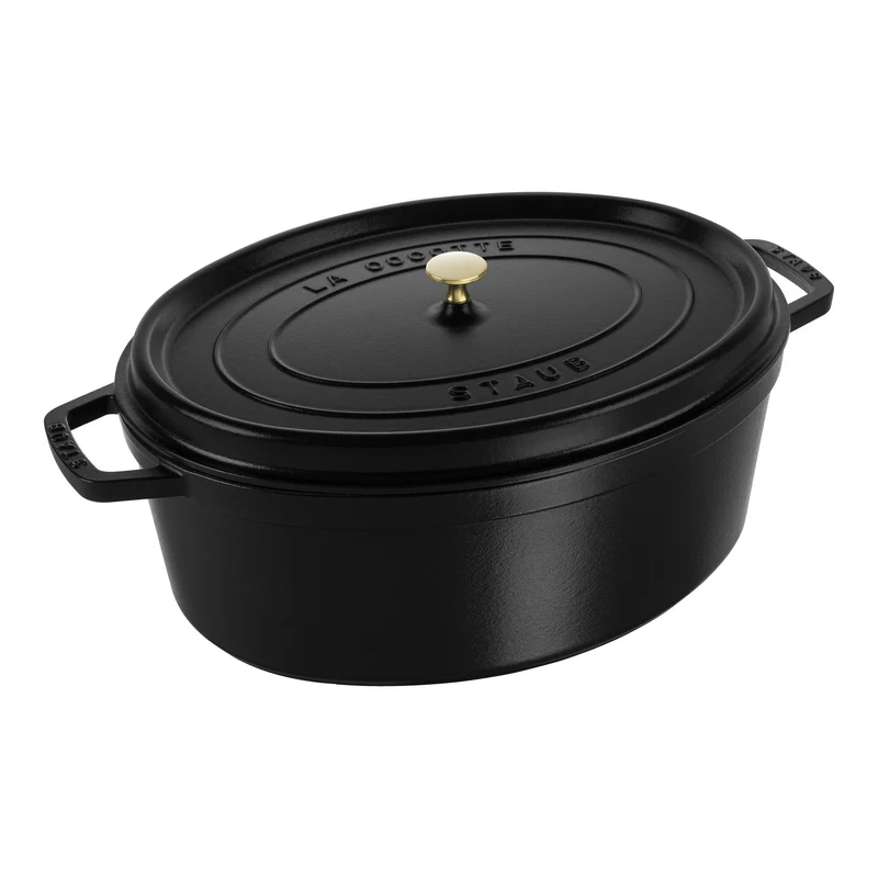 Cocotte fonte Staub ovale noire