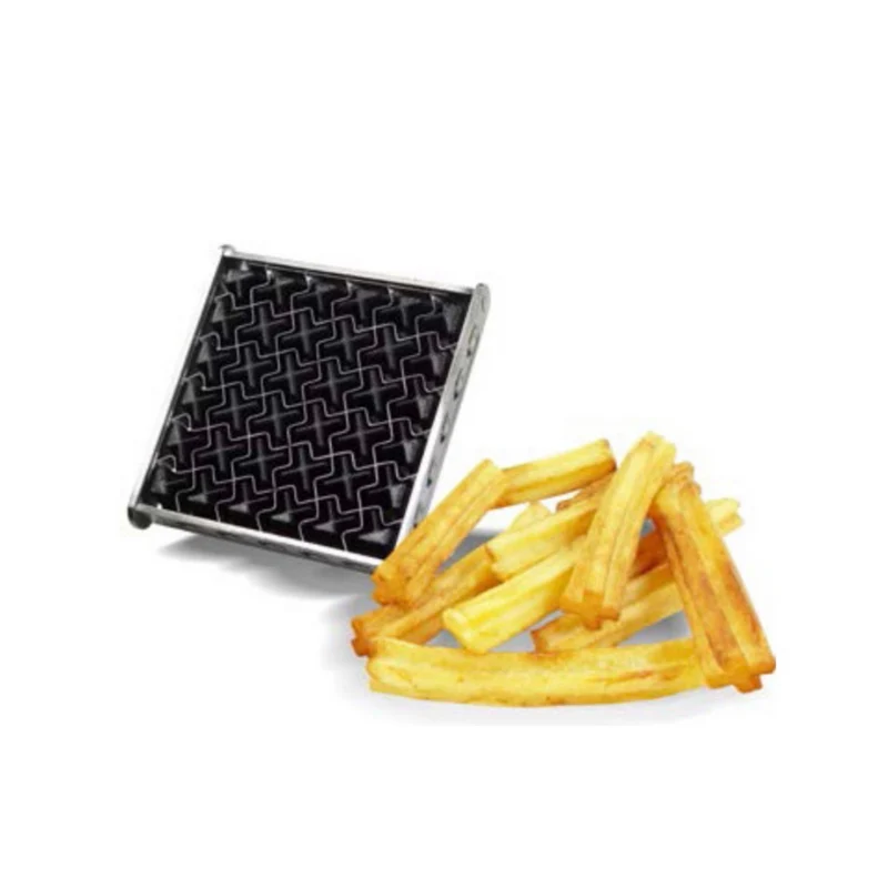 Kit couteau + poussoir ménager frite en croix