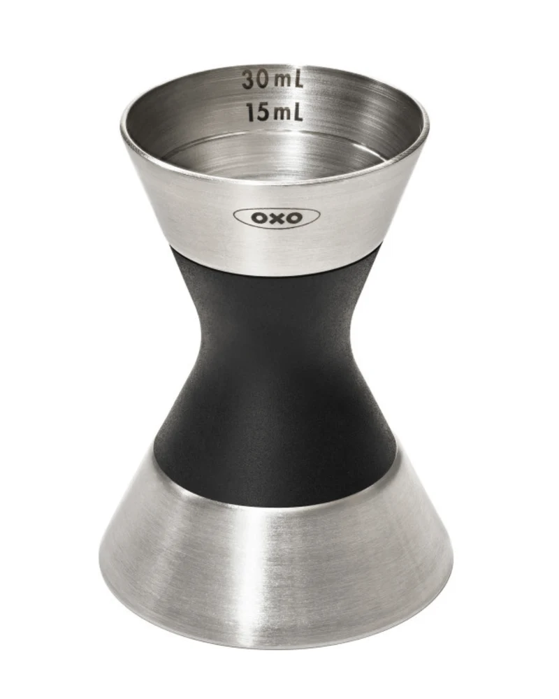 Doseur double à cocktail OXO – 3 cl / 5 cl – graduations laser