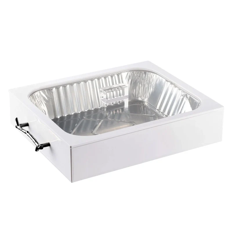 Waterdale 3 Part 9 x13 Smart Pan Holder with Twig Handles - White & Black