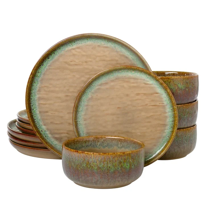 Joseph Sedgh Alyssa Stoneware 12 Piece Dinnerware Set