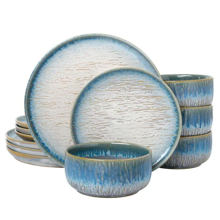 Joseph Sedgh Talia Stoneware 12 Piece Dinnerware Set