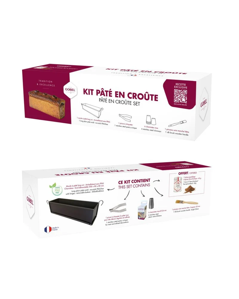 Kit pâté en croûte 30 cm – Gobel