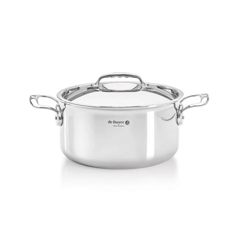 Faitout inox 5-plis AFFINITY – De Buyer – avec couvercle