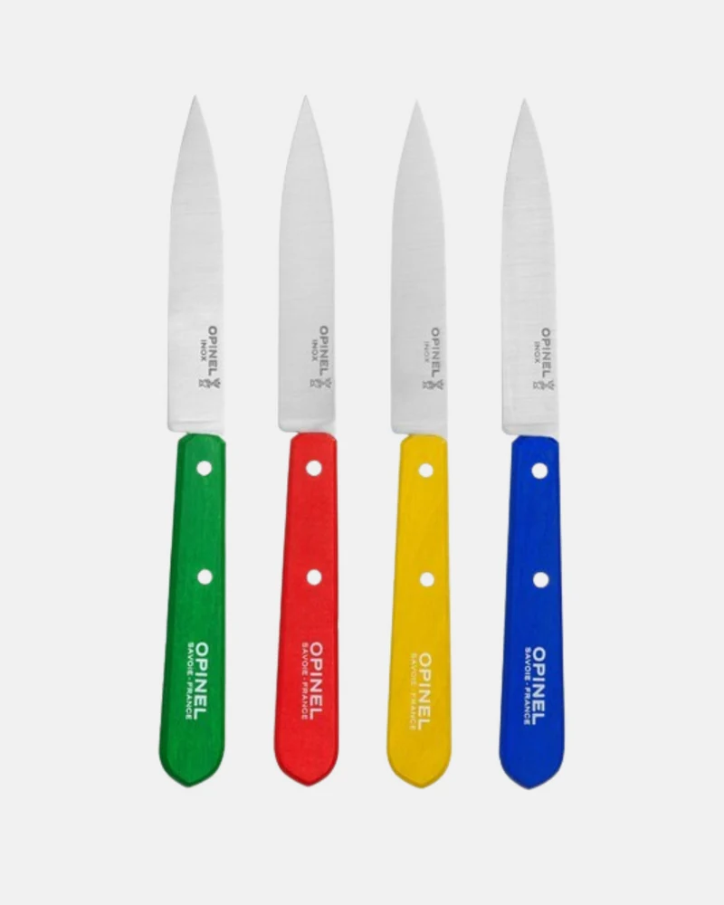 Coffret 4 couteaux d'office couleur acidulée N°112 OPINEL