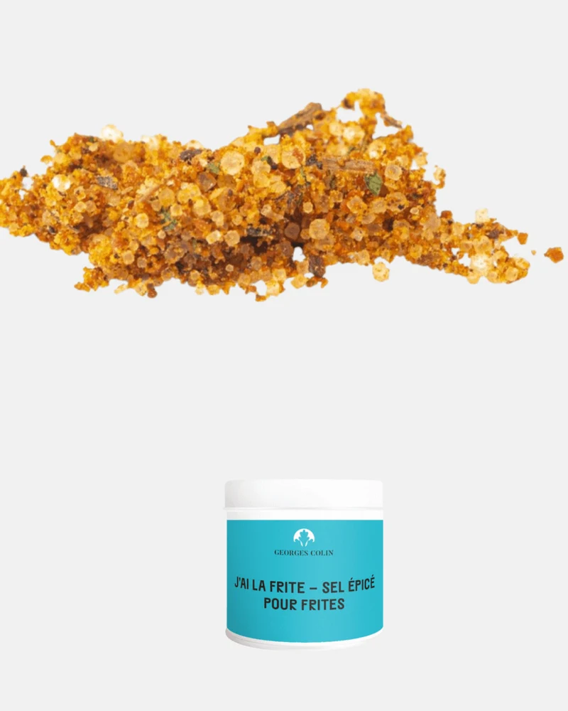 J'ai la frite - Sel aux Épices pour Frites - Georges Colin - Boîte 60g