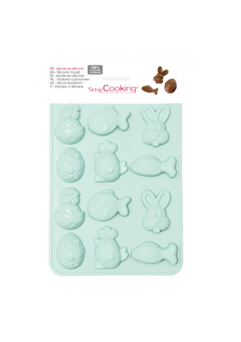 Moule silicone choco Pâques