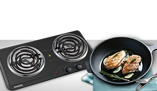Courant Coiled Electric Burner Double Burner