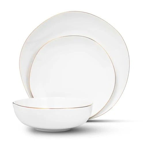 Godinger Andover 12 Piece Dinnerware Set, Service for 4