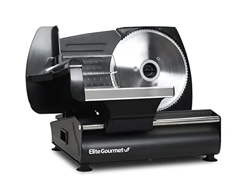 Elite Gourmet Ultimate Precision Electric Deli Food Meat Slicer