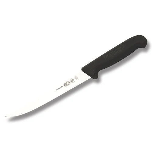 Victorinox 7" Straight Fillet Knife with Fibrox Pro Handle - Black