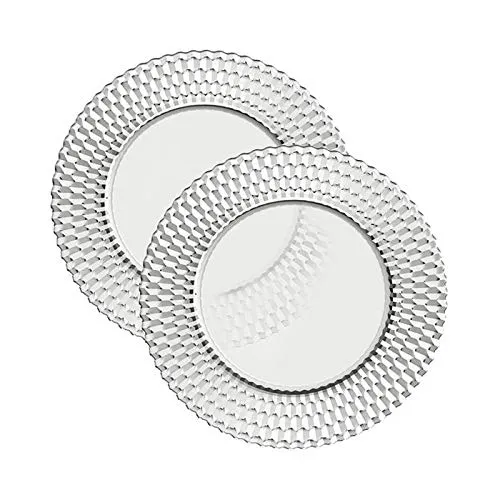 Villeroy & Boch Boston Buffet Plate, Large, Clear, Set of 2