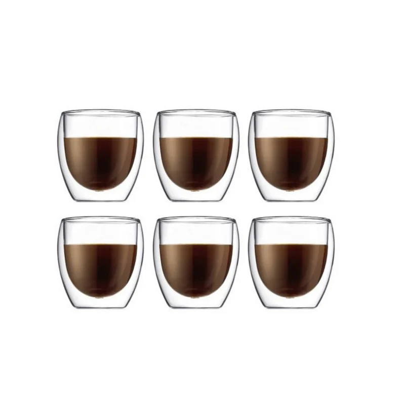 6 verres double paroi 25 cl PAVINA bodum