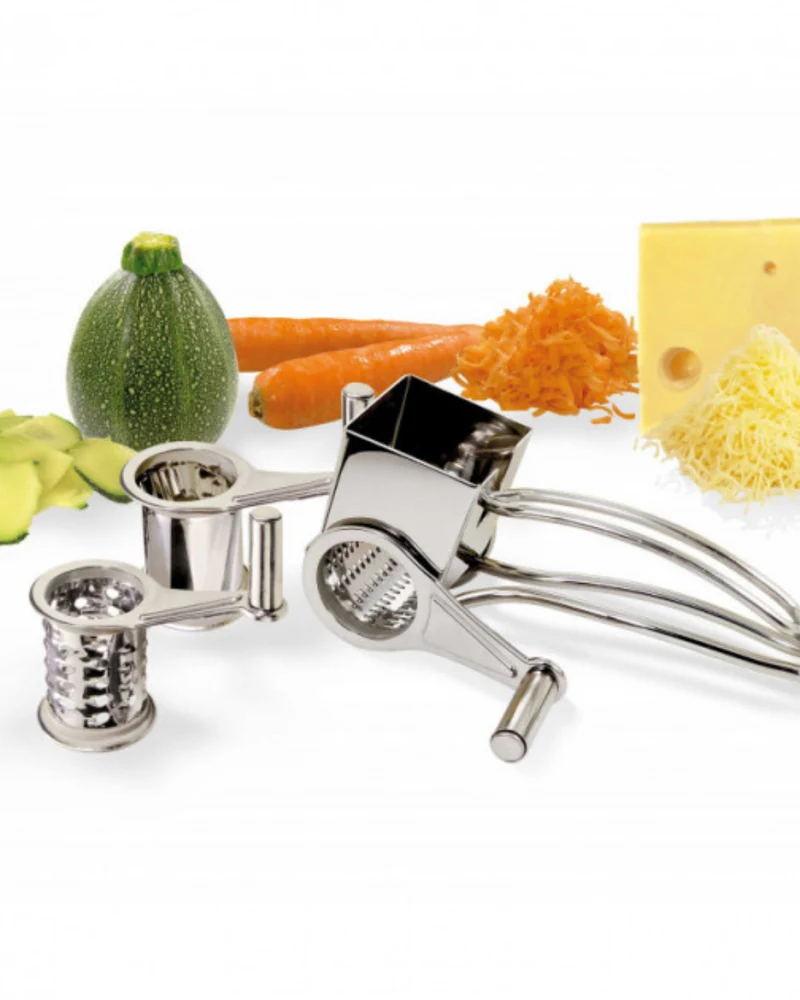 Râpe à fromage 3 tambours inox Tellier | Précision et Efficacité