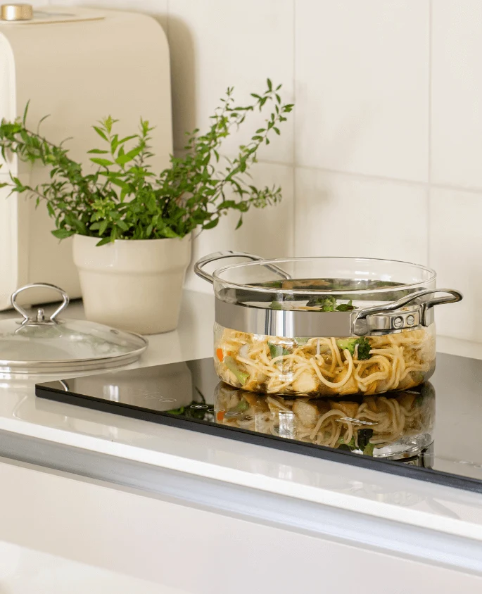 Faitout en verre 2.5L Belissam Mastrad | Cuisson saine et design