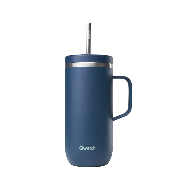 Mug Isotherme Cold Cup Qwetch 600 ml – Hydratation Stylée et Écoresponsable