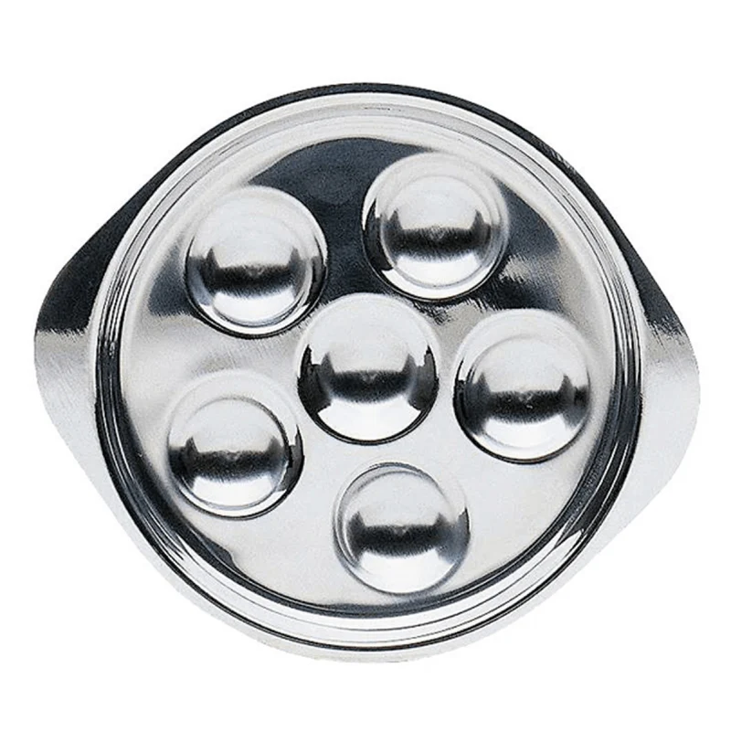 Plat escargots inox 6 trous