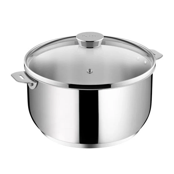Faitout Lagostina Salvaspazio+ Inox avec Couvercle