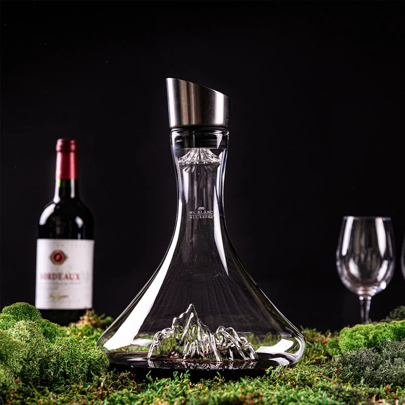 Carafe à vin TOPOGRAPHIC : Mont Blanc - Alaskan Maker