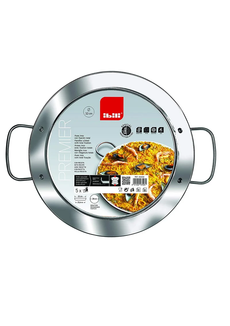 Plat à Paella inox 32cm