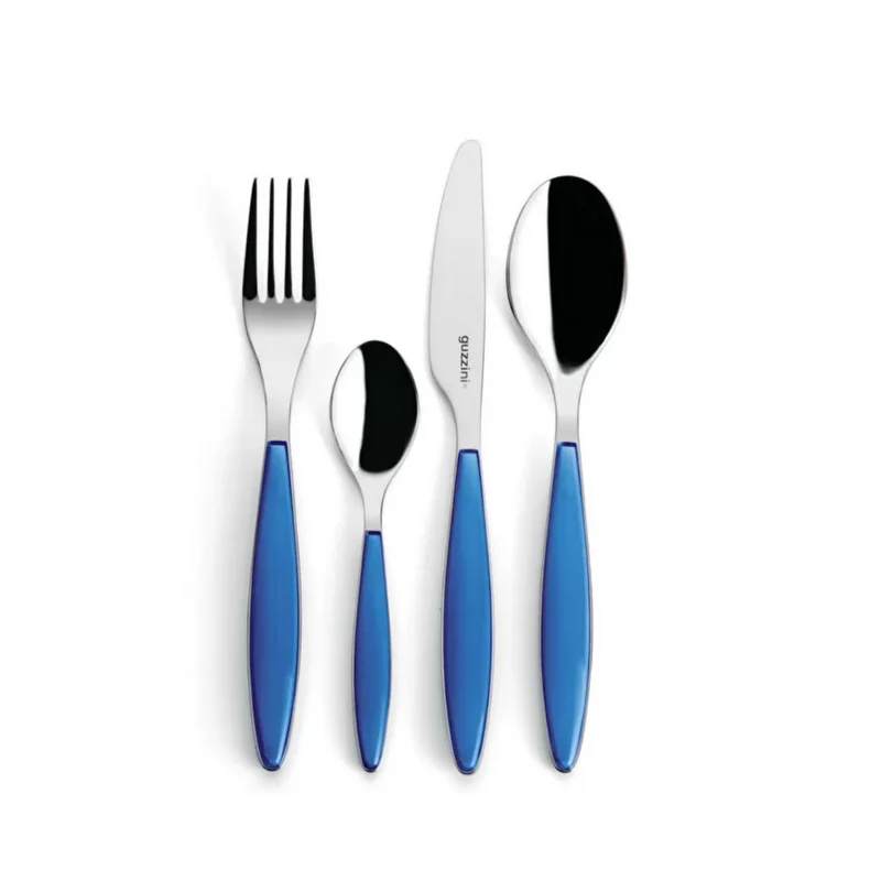 Ménagère Feeling Guzzini bleu foncé