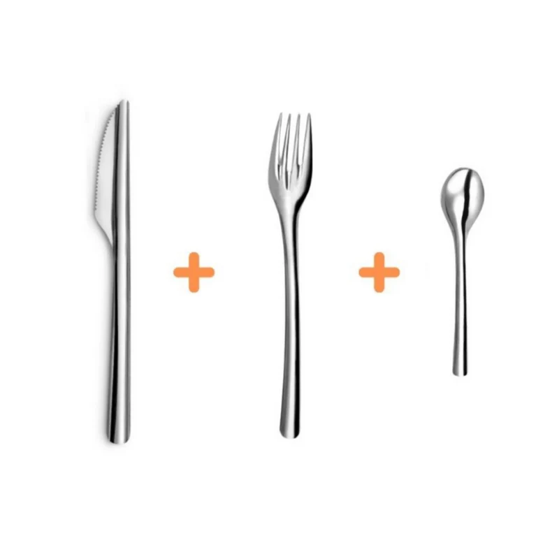 Set 3 couverts inox