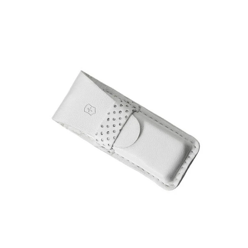 Étui 1 à 5 pièces cuir blanc