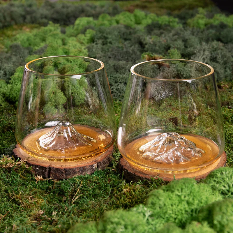 TOPOGRAPHIC : Set de 2 Verres à Whisky Alaskan Maker