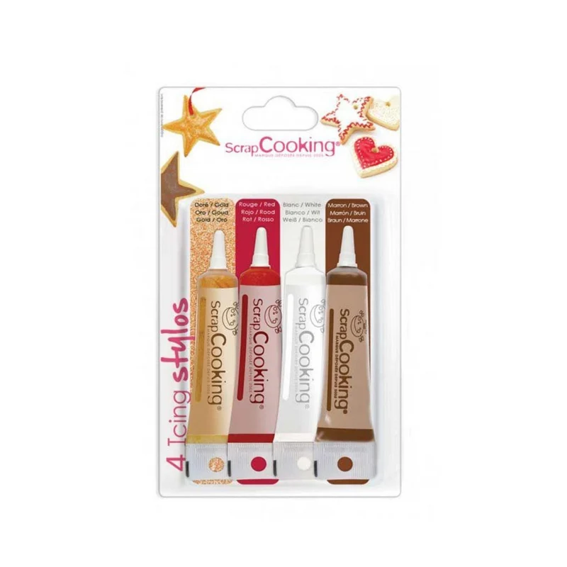4 stylos de glaçage