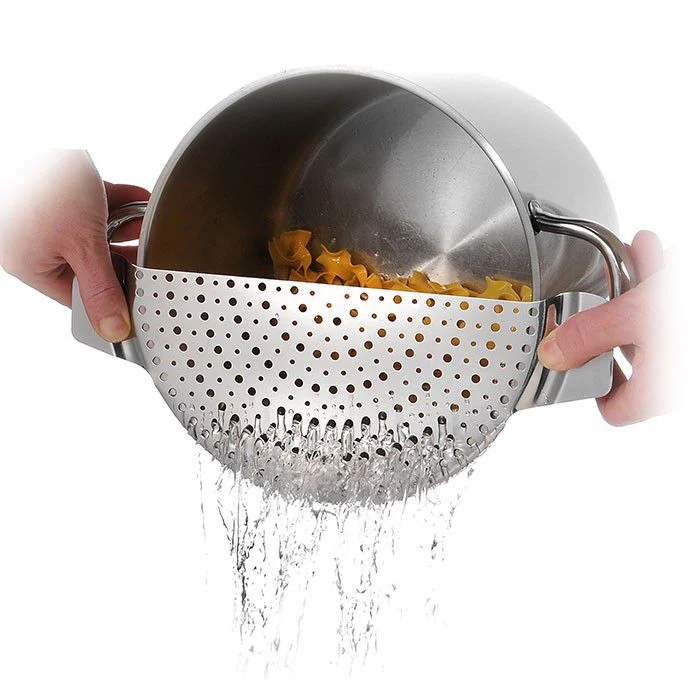 Couvercle passoire inox