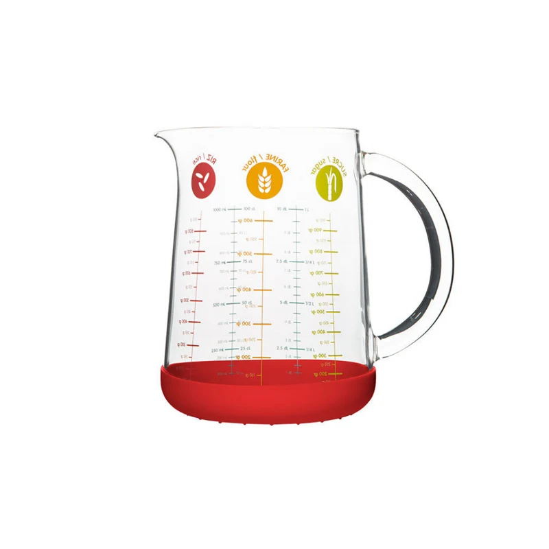 Verre mesureur 1L rouge