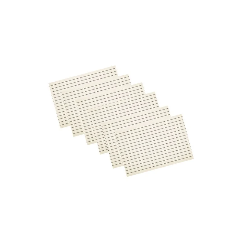Kraftware The EveryTable Collection Four Corners Rectangular Placemat, 18" x 12", White & Black Woven