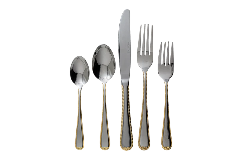 Artika Gold 20 Piece Cutlery Flatware Set