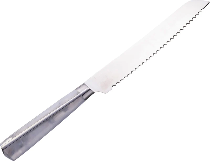 Waterdale Bread Knife, Stainless Blade, MetaLucite - Assorted Colors