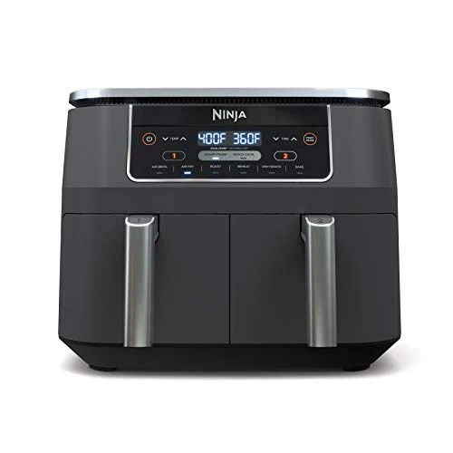Ninja Foodi 8 Quart 6-in-1 DualZone 2-Basket Air Fryer with 2 Independent Baskets