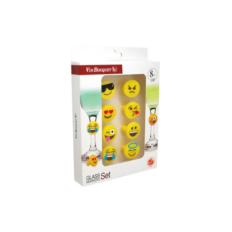 Marque Verres Emoji x8