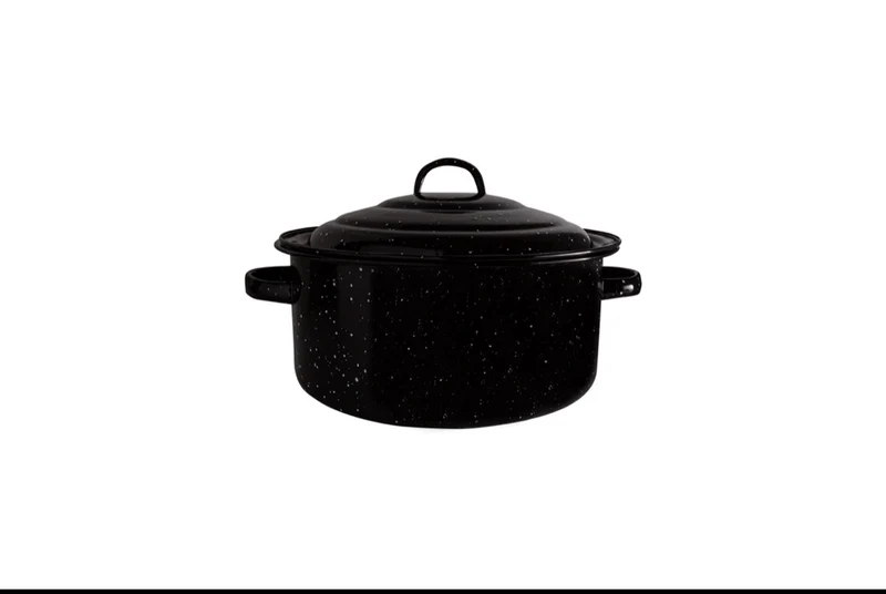 Millvado Granite Stock Pot With Lid, 5Qt