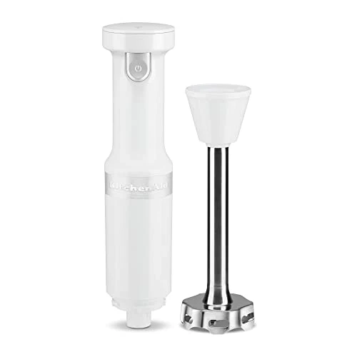 KitchenAid Cordless Variable Speed Hand Blender, White