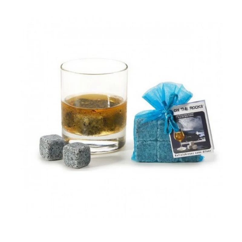 Sachet de 6 glaçons en granit Sidobre
