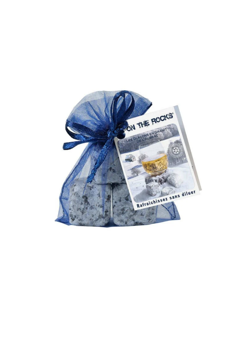 Sachet de 3 glaçons granit de l'Aubrac