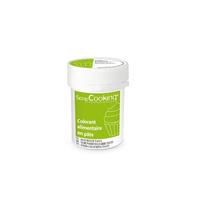 Colorant alimentaire en pâte Vert pomme 20g