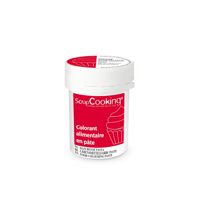 Colorant alimentaire en pâte rouge 20g