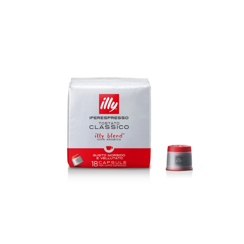 Capsules Illy lperespresso Torréfaction classique rouge x18