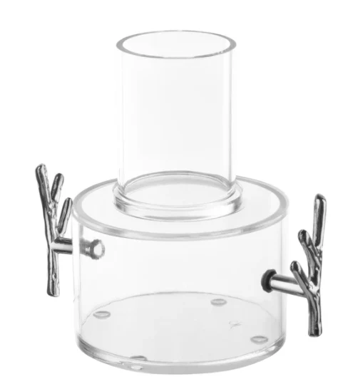 Waterdale Mayim Acharonim Set, Twig Handles, Gold, Silver