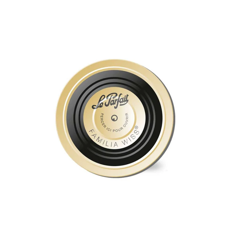 Boîte 12 capsules Le Parfait Familia WisBoîte de 12 capsules Le Parfait Familia Wiss Ø110 mm (Noire) – Conservation hermétique & longue durée !