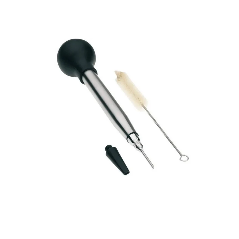 Poire à jus 2 embouts + goupillon