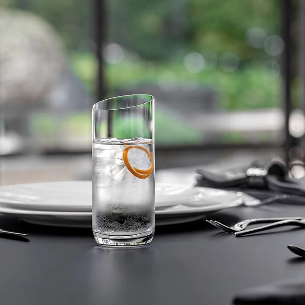 Villeroy & Boch NewMoon Elegant Modern Highball Glass, Set of 4