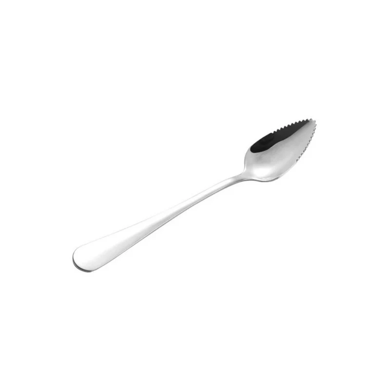 Cuillère à pamplemousse et kiwi dentelée inox