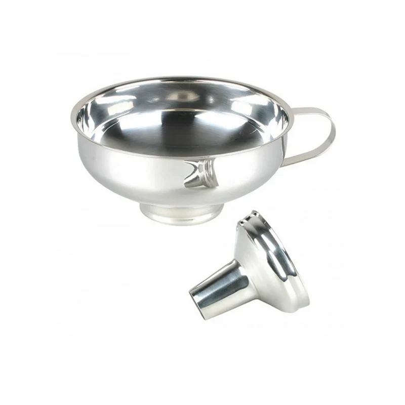 Entonnoir à confiture inox 2 embouts
