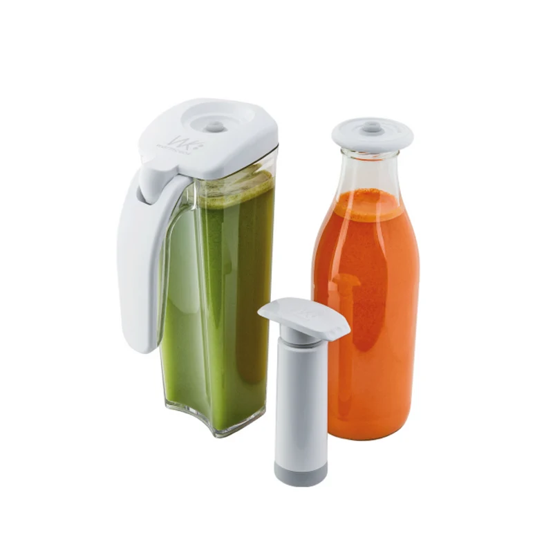 Kit de conservation de jus sous vide : Carafe + Pompe + Couvercle